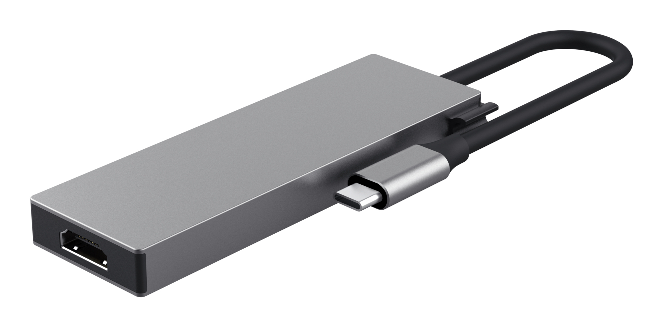 Trust Dalyx USB-C Hub - 4-poorts hub – USB-C aansluiting – 2x USB 3.2 en 2x USB 2.0 – Grijs - Afbeelding 4