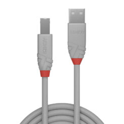 Lindy 36682 USB-kabel USB 2.0 1 m USB A USB B 0,48 Gbit/s Grijs - Afbeelding 3