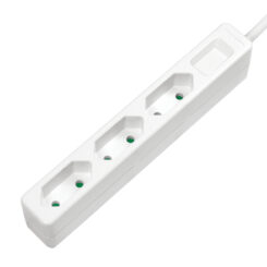 LogiLink LPS229 power uitbreiding 1,5 m 3 AC-uitgang(en) Binnen Wit - Afbeelding 2