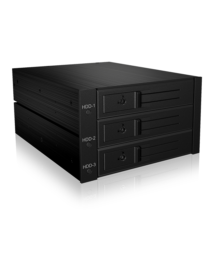 ICY BOX IB-563SSK 2x 5,25" Opslagschijflade Zwart - Afbeelding 11