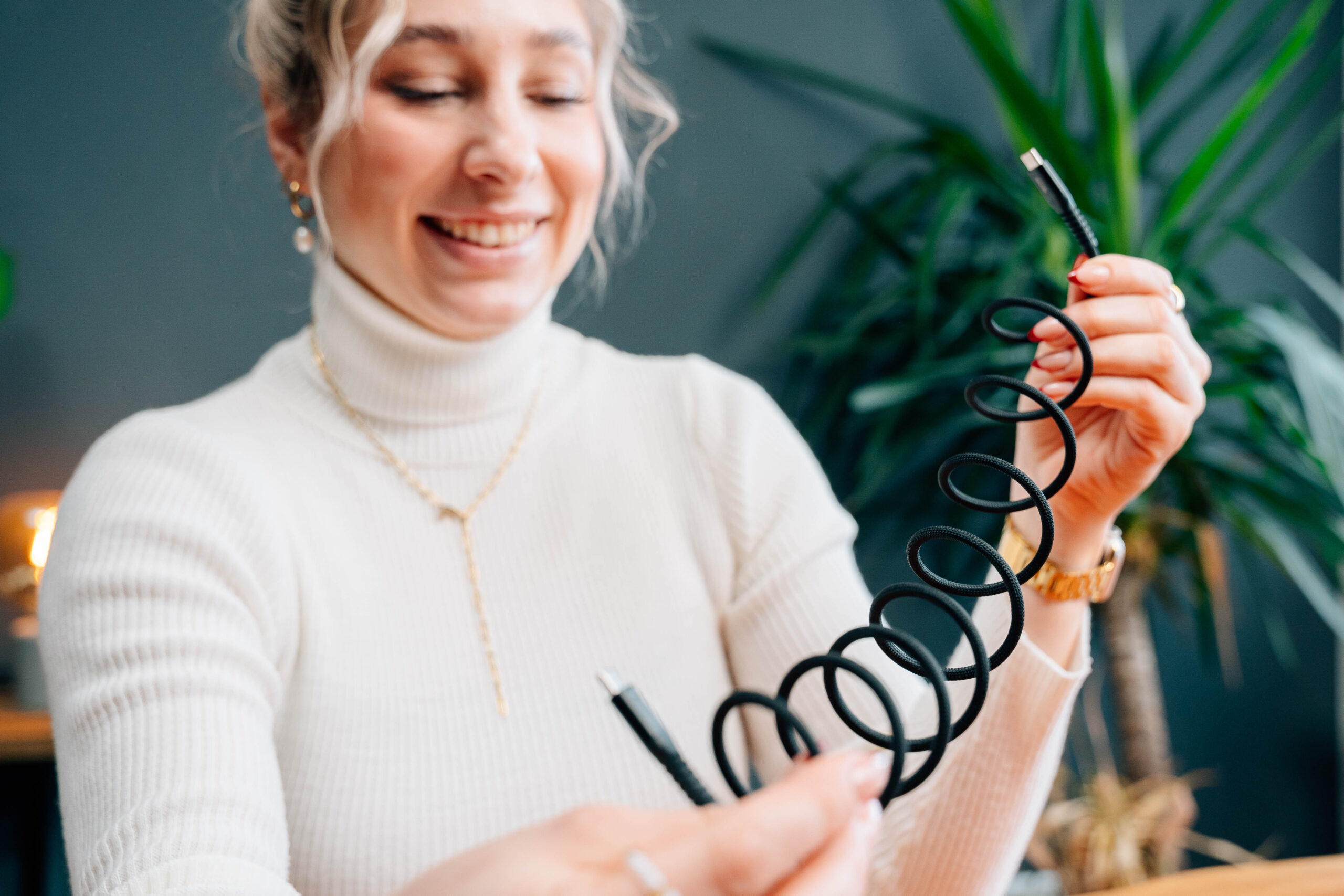 Verbatim Sync & Charge Magnetische Kabel - 100W USB-C naar USB-C 120 cm Zwart - Afbeelding 7