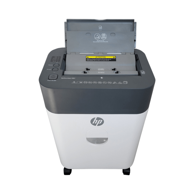 HP OneShred Auto 100CC papiervernietiger Kruisversnippering 68 dB 22 cm Wit - Afbeelding 5