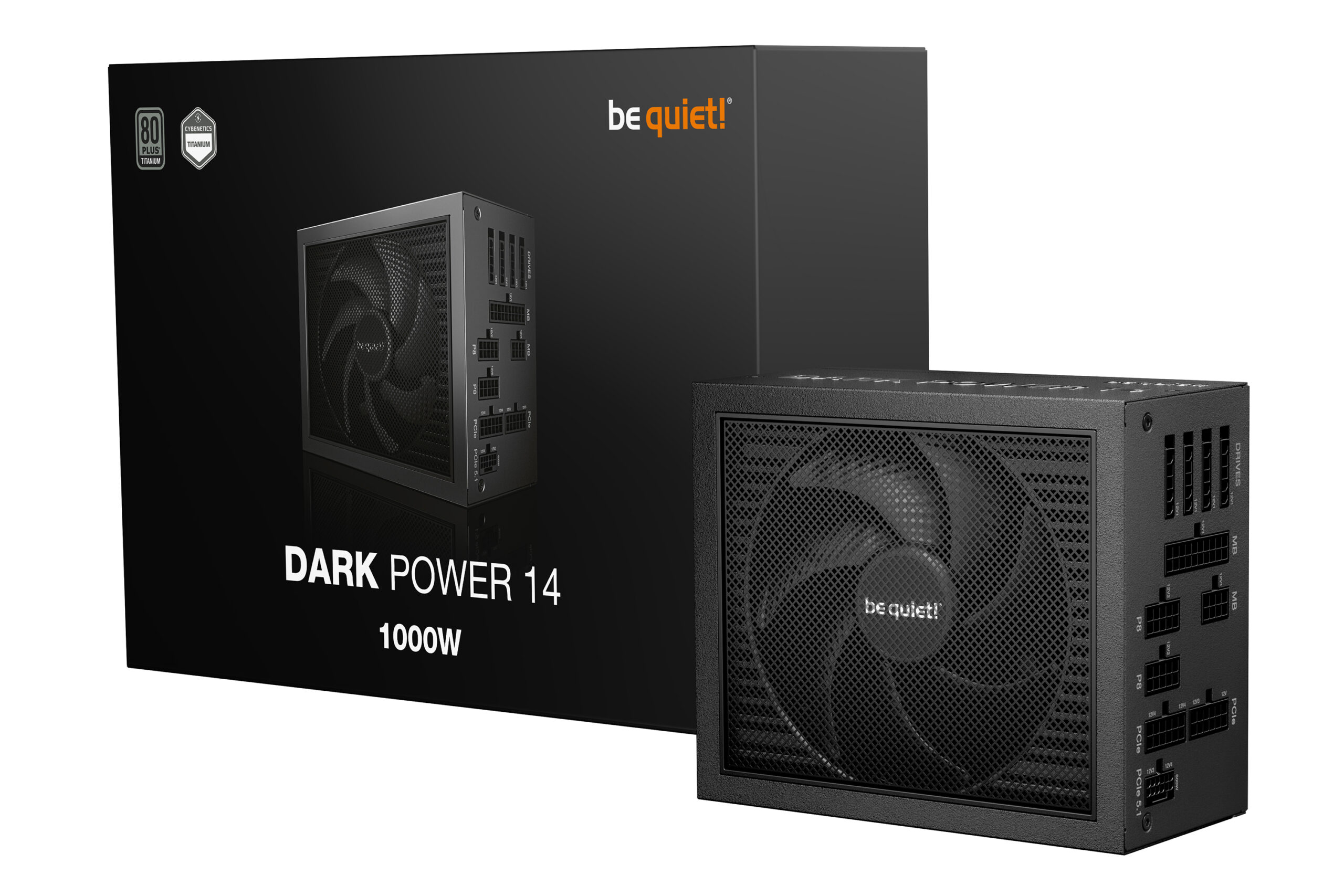 be quiet! Dark Power 14 1000 W - 80 Plus Titanium power supply unit 20+4 pin ATX ATX Zwart - Afbeelding 6