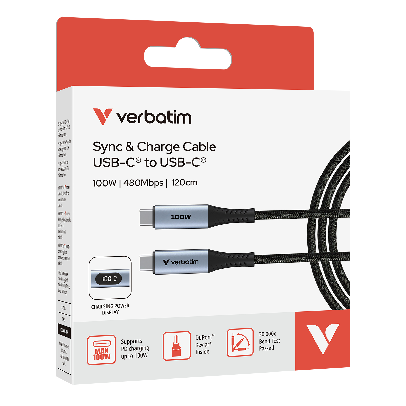 Verbatim 31848 USB-kabel USB 2.0 1,2 m USB C Zwart - Afbeelding 7