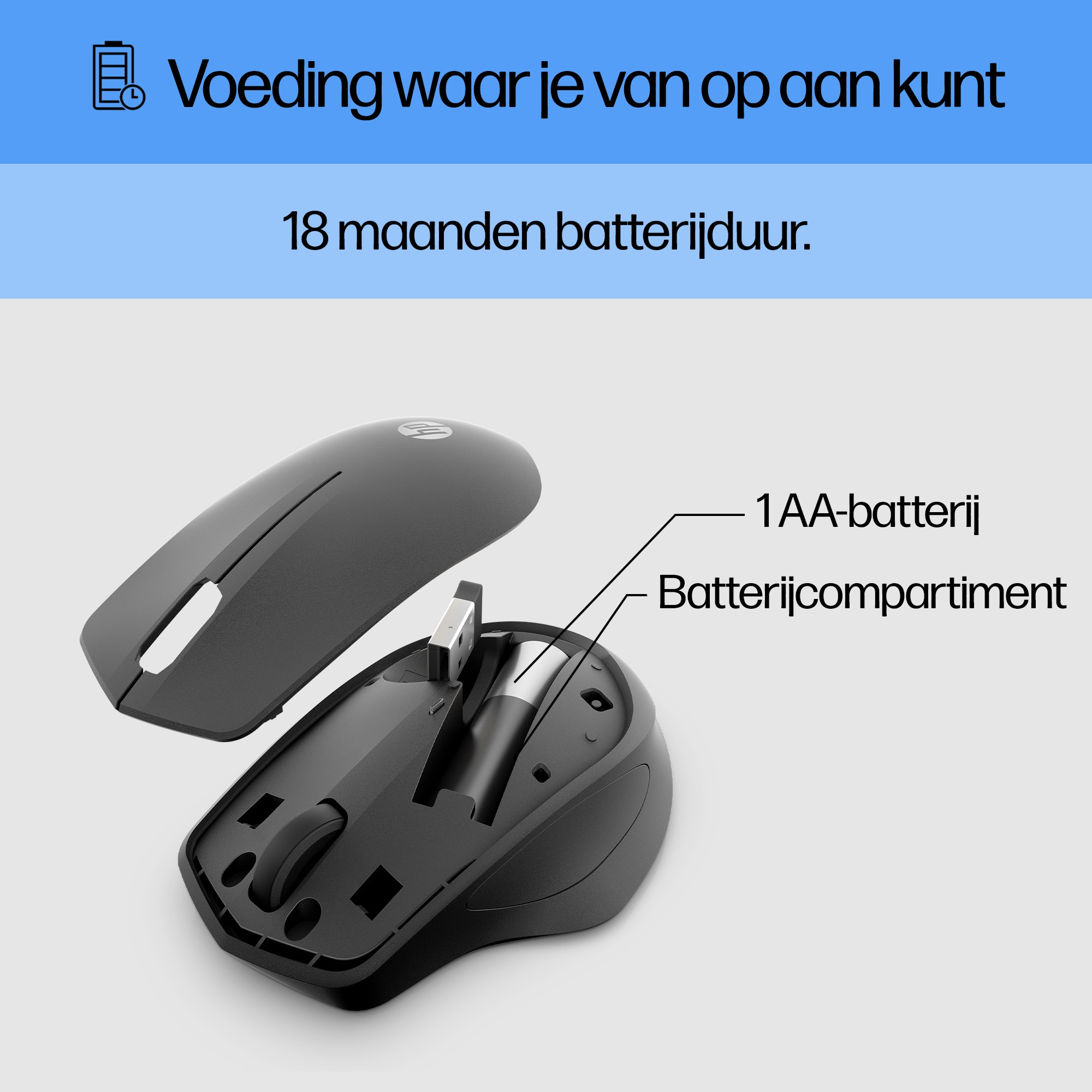 HP 280 Silent Wireless Mouse - Afbeelding 11
