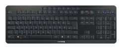 CHERRY Stream keyboard ultimate toetsenbord Thuis/Werk USB + RF Wireless + Bluetooth QWERTZ Duits Zwart