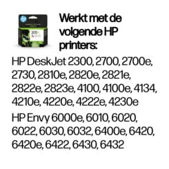 HP 305XL originele high-capacity drie-kleuren inktcartridge - Afbeelding 3