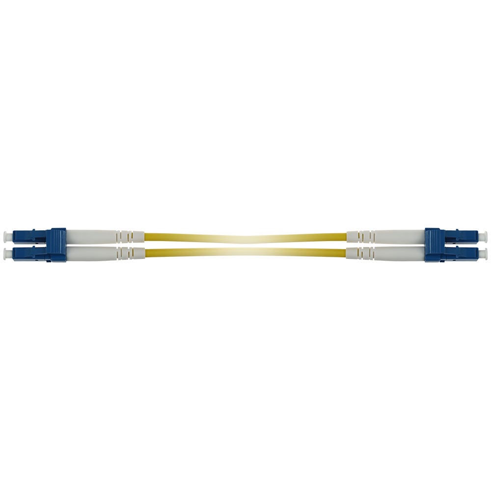 ACT 1.5 meter singlemode 9/125 OS2 duplex armored fiber patch kabel met LC connectoren - Afbeelding 3