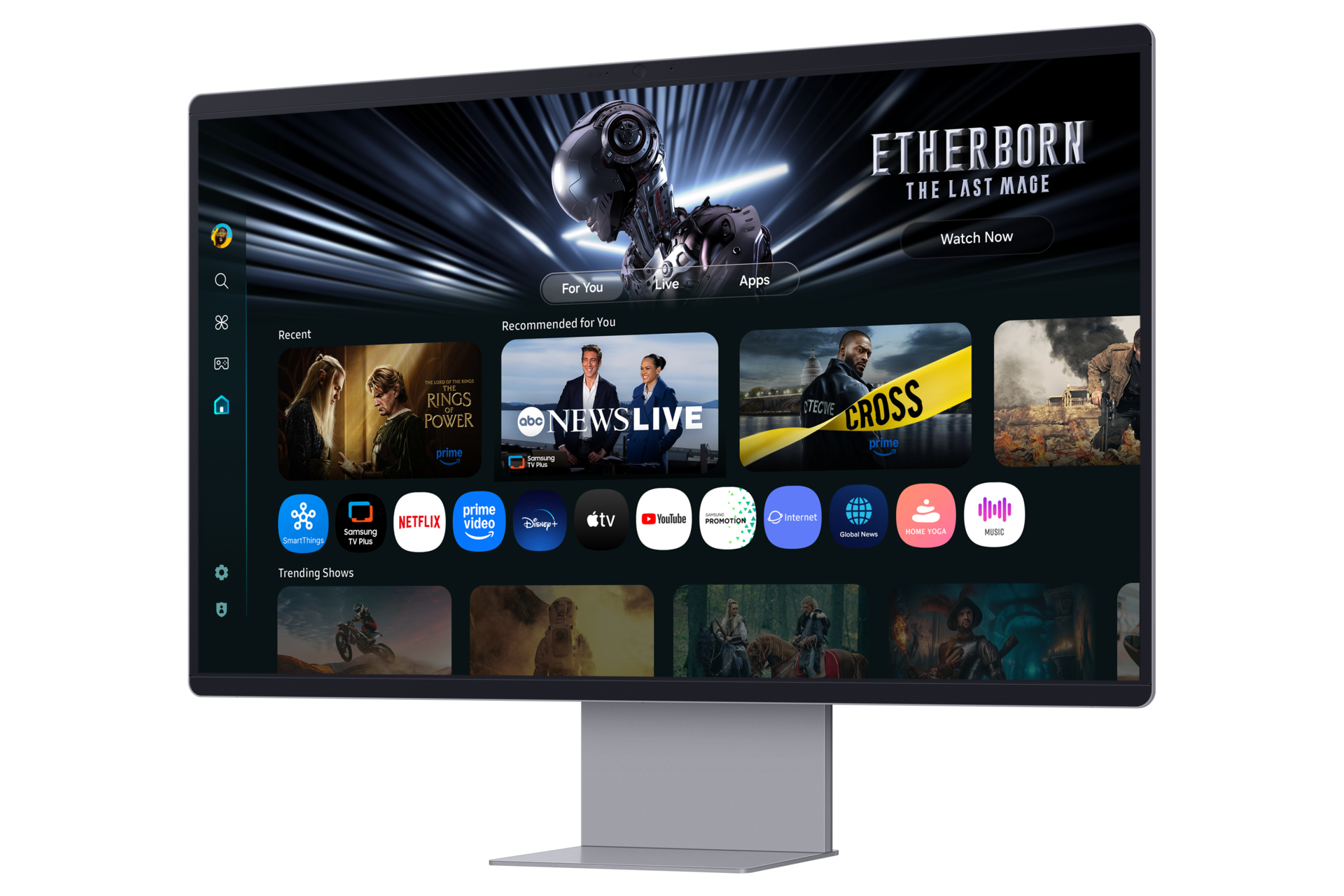 Samsung M90SF computer monitor 81,3 cm (32") 3840 x 2160 Pixels 4K Ultra HD OLED Zilver - Afbeelding 8