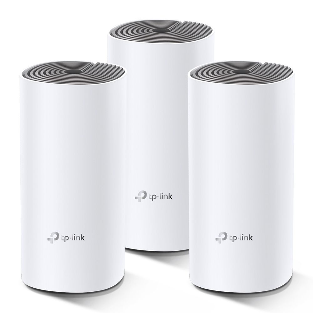 TP-Link Deco E4 (3-pack) Dual-band (2.4 GHz / 5 GHz) Wi-Fi 5 (802.11ac) Wit, Grijs 2 Intern - Afbeelding 3