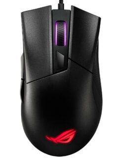 ASUS ROG Gladius II Core muis Gamen Rechtshandig USB Type-A Optisch 6200 DPI