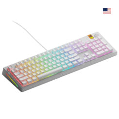 Glorious Gaming GMMK 3 HE 100% Prebuilt toetsenbord Gamen USB QWERTY Amerikaans Engels Wit