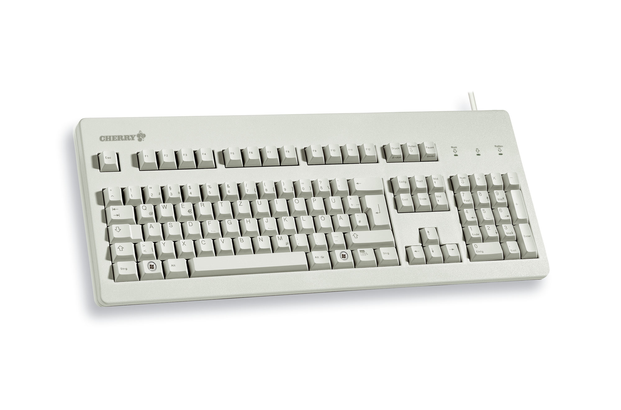 CHERRY G80-3000 toetsenbord Universeel USB QWERTZ Duits Grijs - Afbeelding 3