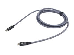 Equip 128427 USB-kabel USB 3.2 Gen 2x2 2 m USB C 20 Gbit/s 240 W Zwart - Afbeelding 4