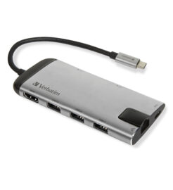 Verbatim USB-C-multipoort-hub USB 3.0 | HDMI | Gigabit-ethernet | SD/microSD