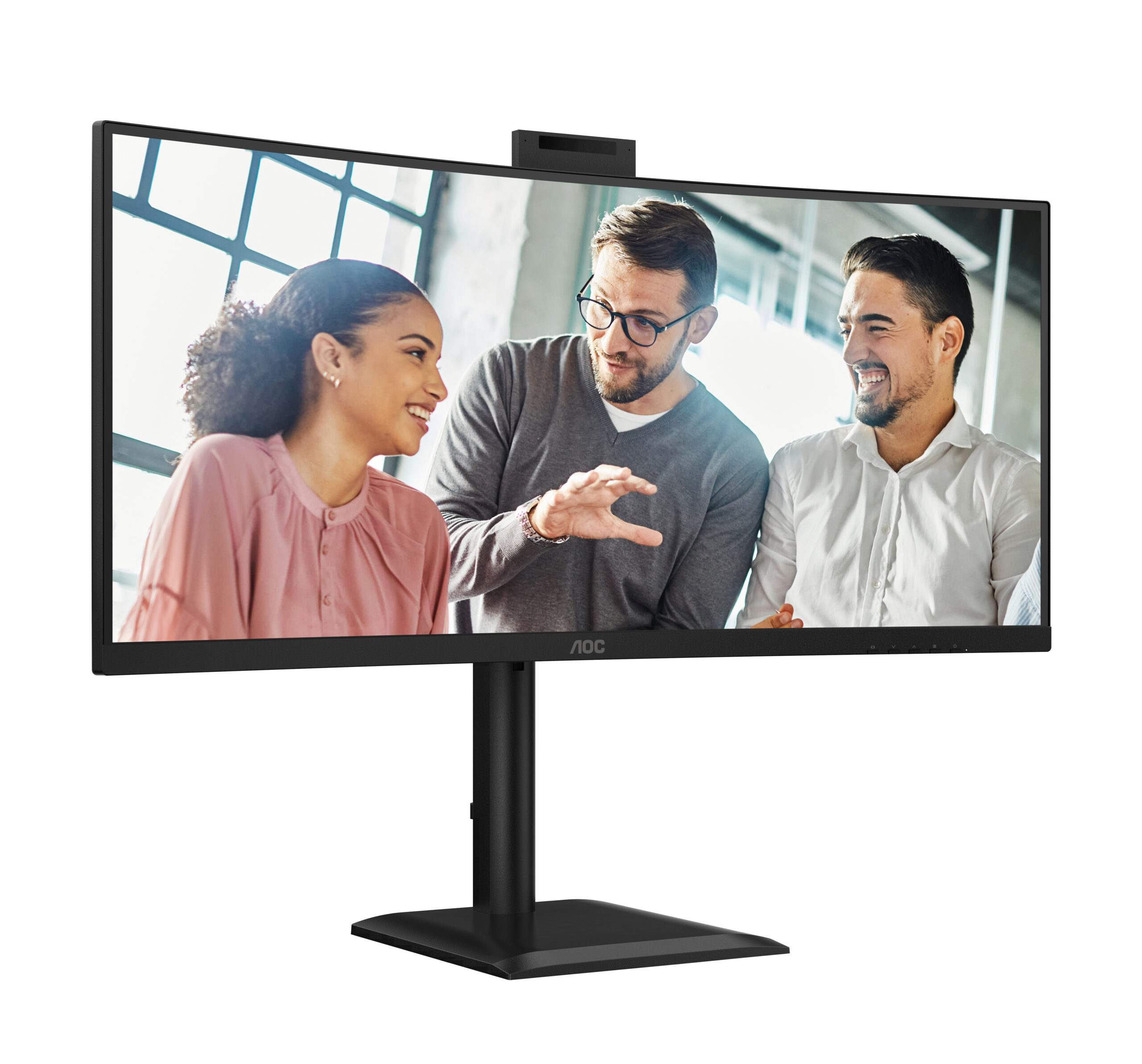 AOC CU34E4CW/75 computer monitor 86,4 cm (34") 3440 x 1440 Pixels Zwart - Afbeelding 9