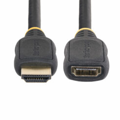 StarTech.com 1m HDMI 2.0 Verlengkabel, High Speed HDMI Port Saver Kabel, 4K 60Hz, HDMI Male naar Female HDMI Adapter Kabel, HDMI Extender, M/F - Afbeelding 7