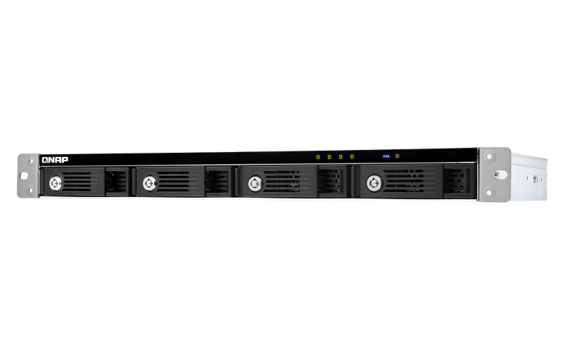 QNAP TR-004U behuizing voor opslagstations HDD-/SSD-behuizing Zwart, Grijs 2.5/3.5"
