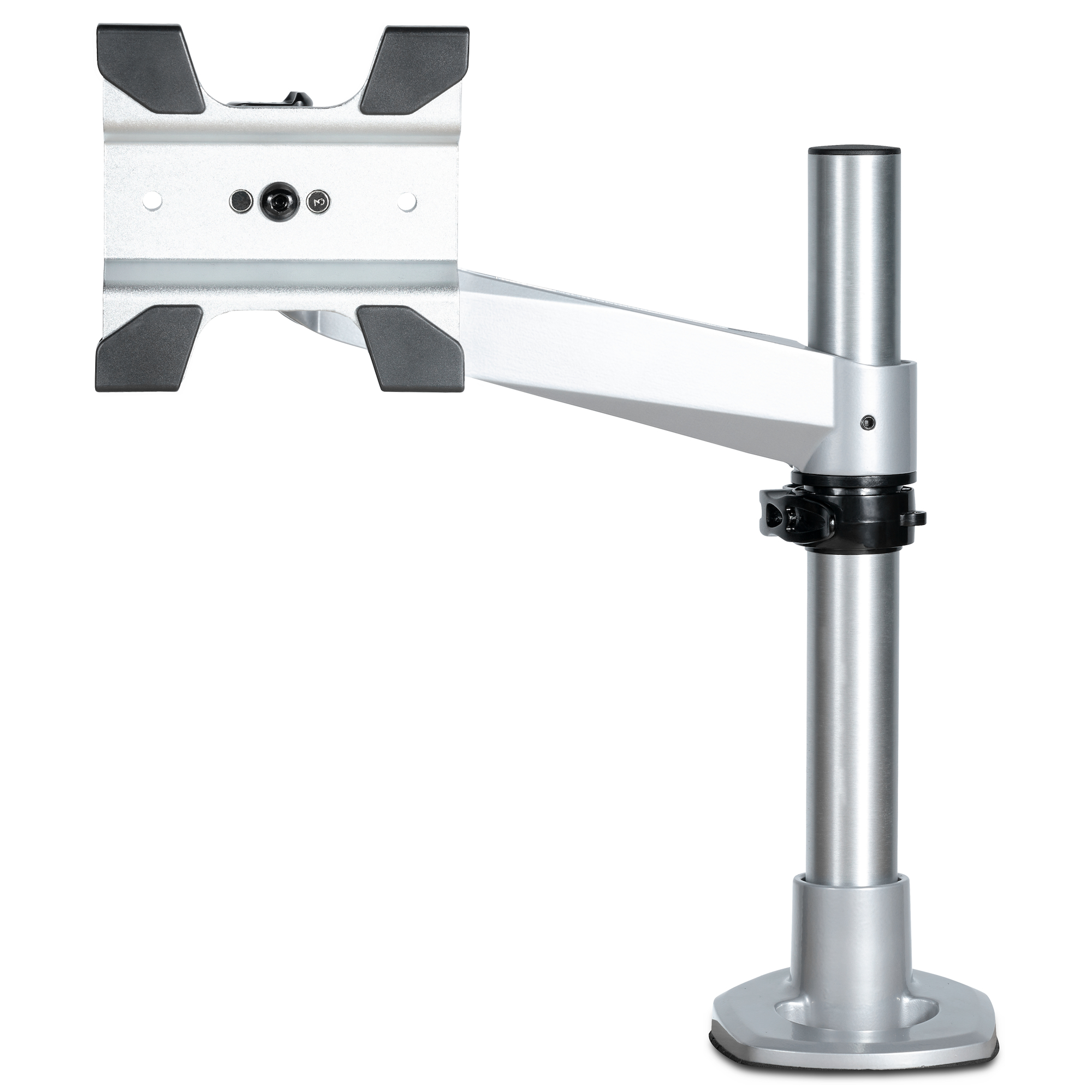 StarTech.com Monitorarm voor VESA Flatscreen, Curved/Utrawide of Apple iMac/Thunderbolt Monitor tot 49"/14kg - Premium Aluminium Steun voor Enkel Scherm - Kliksysteem - Klem/Doorvoer - Afbeelding 2