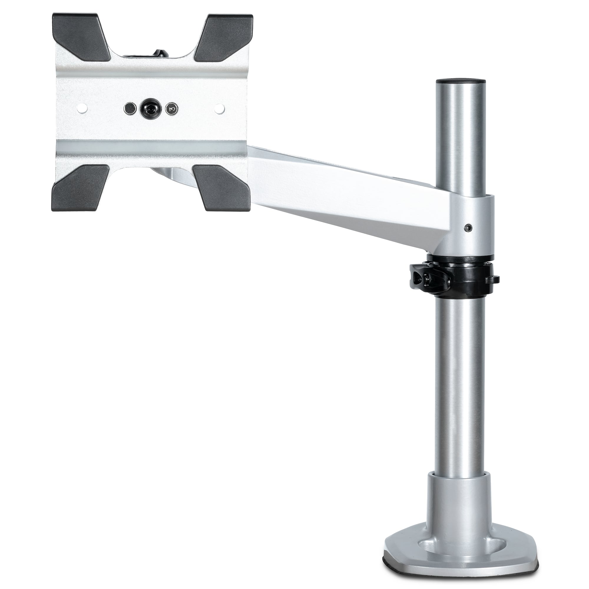 StarTech.com Monitorarm voor VESA Flatscreen, Curved/Utrawide of Apple iMac/Thunderbolt Monitor tot 49"/14kg - Premium Aluminium Steun voor Enkel Scherm - Kliksysteem - Klem/Doorvoer