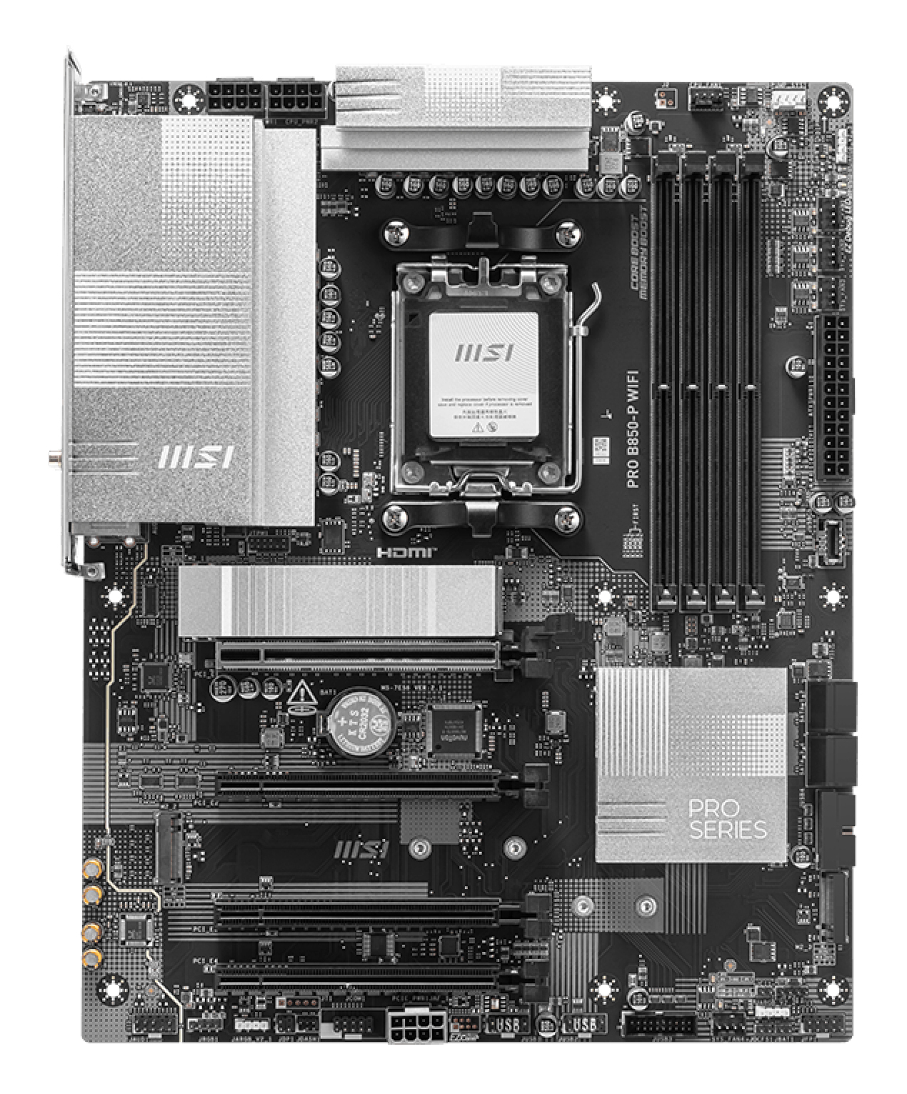 MSI PRO B850-P WIFI moederbord AMD B850 Socket AM5 ATX - Afbeelding 3