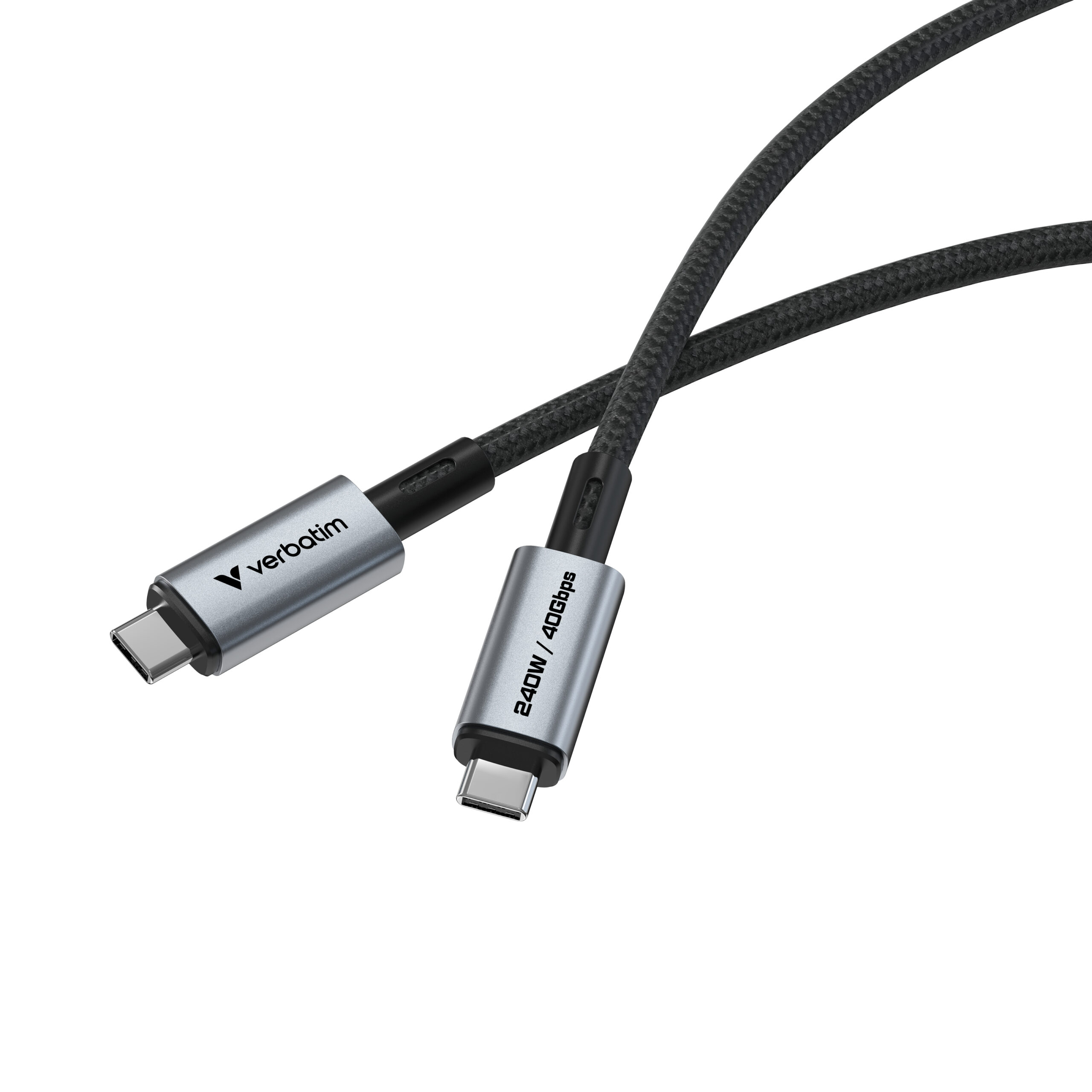 Verbatim 31847 USB-kabel USB4 Gen 2x2 1,2 m USB C Zwart - Afbeelding 3