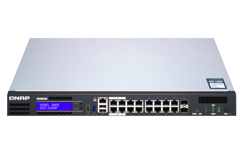 QNAP QGD-1600P Managed Gigabit Ethernet (10/100/1000) Power over Ethernet (PoE) 1U Zwart, Grijs - Afbeelding 9
