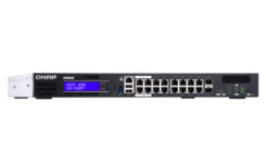 QNAP QGD-1600P Managed Gigabit Ethernet (10/100/1000) Power over Ethernet (PoE) 1U Zwart, Grijs - Afbeelding 3