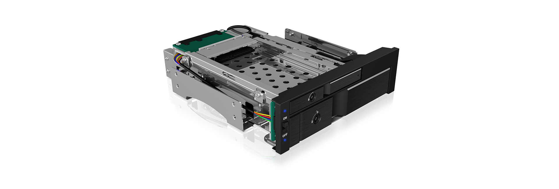 ICY BOX IB-173SSK 13,3 cm (5.25") Opslagschijflade Zwart - Afbeelding 4