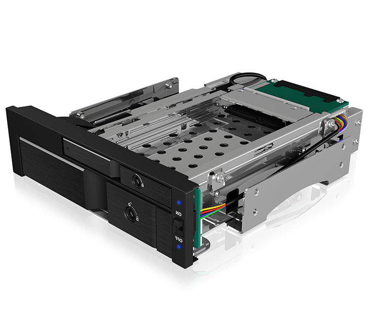 ICY BOX IB-173SSK 13,3 cm (5.25") Opslagschijflade Zwart - Afbeelding 2