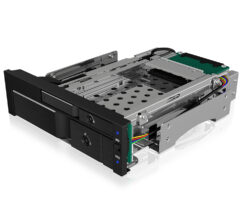 ICY BOX IB-173SSK 13,3 cm (5.25") Opslagschijflade Zwart