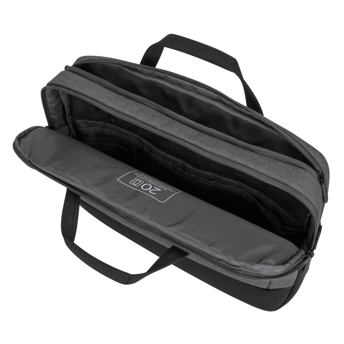 Targus CypressEco 39,6 cm (15.6") Aktetas Zwart, Grijs - Afbeelding 8