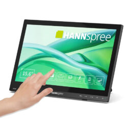 Hannspree HT165HPB computer monitor 39,6 cm (15.6") 1920 x 1080 Pixels Full HD LCD Touchscreen Zwart