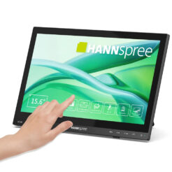 Hannspree HT165HPB computer monitor 39,6 cm (15.6") 1920 x 1080 Pixels Full HD LCD Touchscreen Zwart