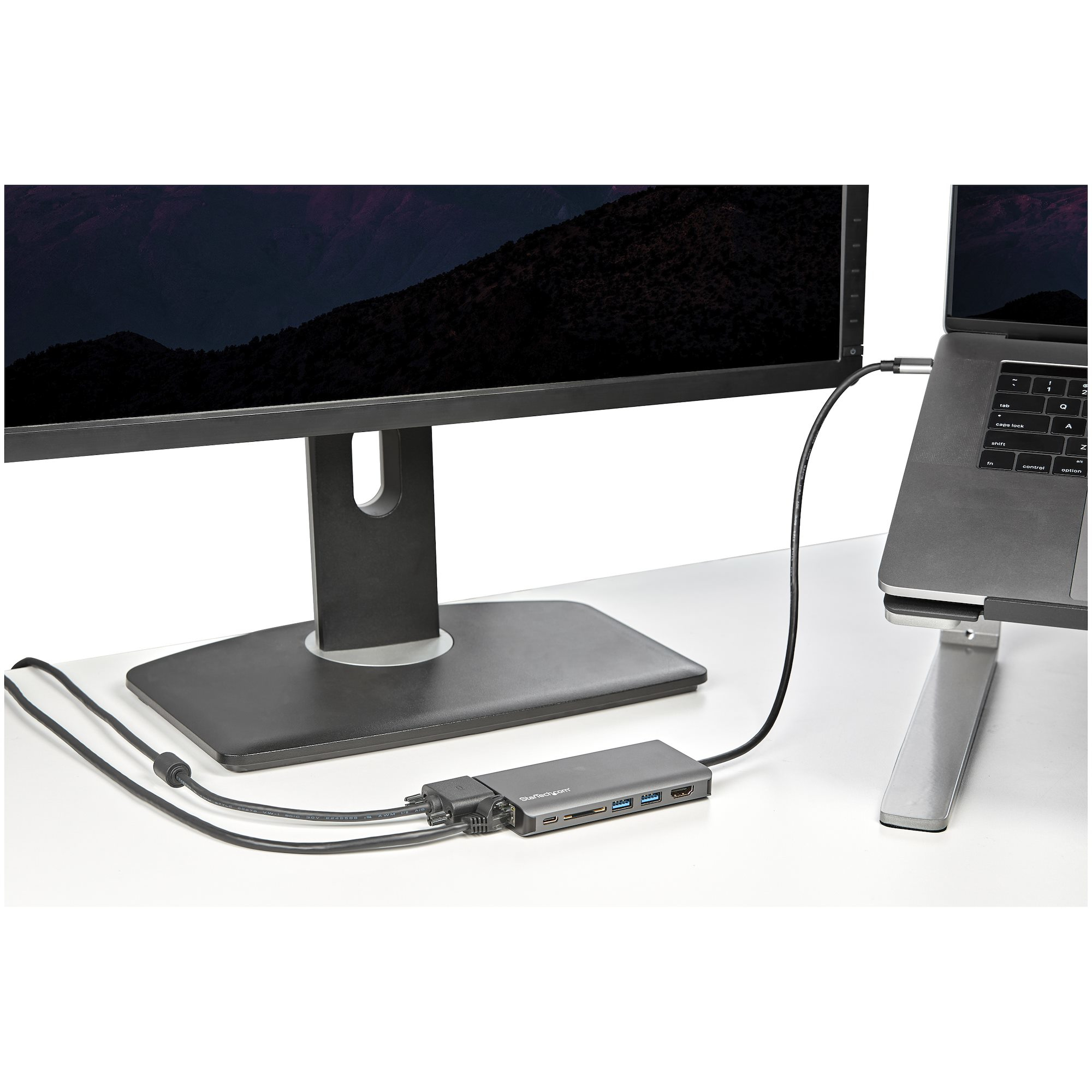 StarTech.com USB-C Multiport Adapter - USB-C Travel Dock met 4K HDMI of 1080p VGA - 3x USB 3.0 Hub, SD, GbE, Audio, 100W PD Pass-Through - Mini Docking Station voor Laptop/Tablet - Afbeelding 11