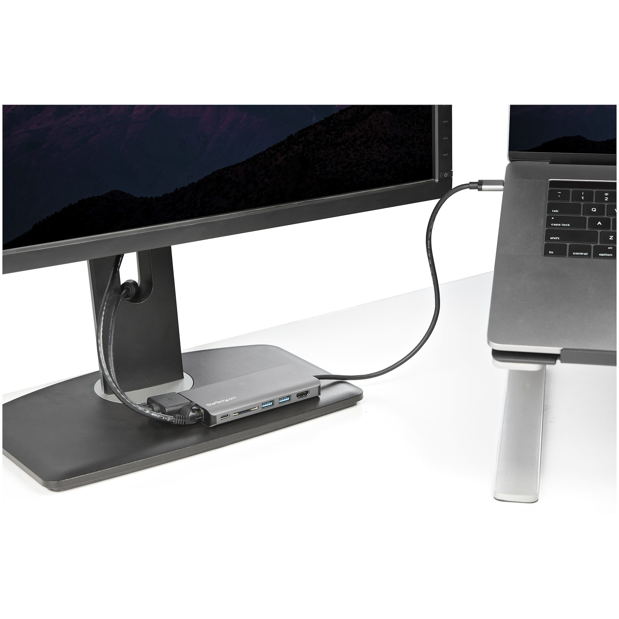 StarTech.com USB-C Multiport Adapter - USB-C Travel Dock met 4K HDMI of 1080p VGA - 3x USB 3.0 Hub, SD, GbE, Audio, 100W PD Pass-Through - Mini Docking Station voor Laptop/Tablet - Afbeelding 12