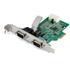 StarTech.com 2-port PCI Express RS232 Serial Adapter Kaart, PCIe RS232 Seriële Host Controller Kaart, PCIe naar Dual Serial DB9 Kaart, 16950 UART, Uitbreidingskaart, Windows & Linux - Afbeelding 2