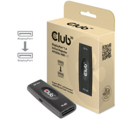 CLUB3D DisplayPort 1.4 Actieve Repeater 4K120Hz HBR3 V/V