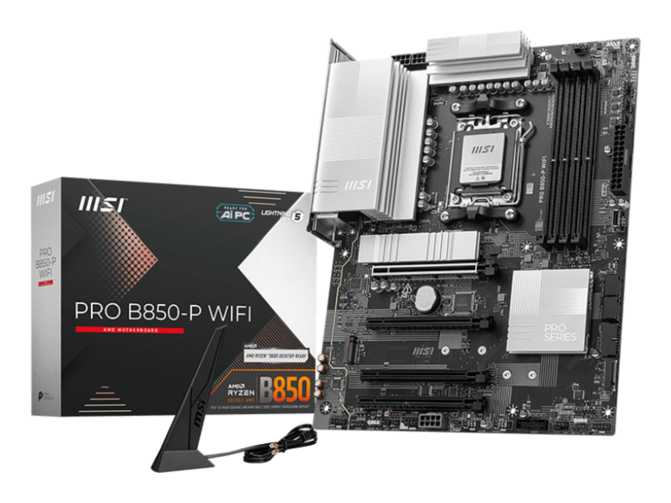 MSI PRO B850-P WIFI moederbord AMD B850 Socket AM5 ATX - Afbeelding 2