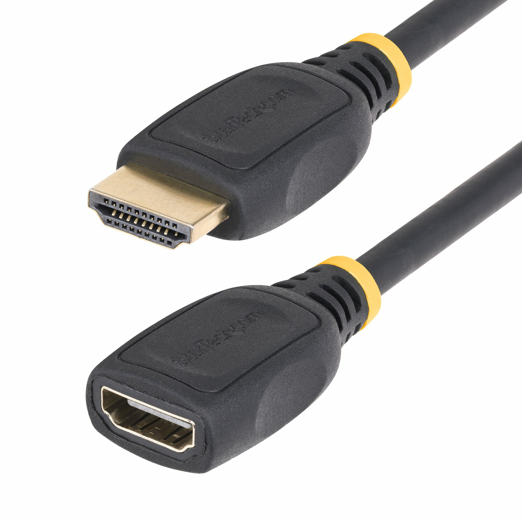 StarTech.com 1m HDMI 2.0 Verlengkabel, High Speed HDMI Port Saver Kabel, 4K 60Hz, HDMI Male naar Female HDMI Adapter Kabel, HDMI Extender, M/F - Afbeelding 2