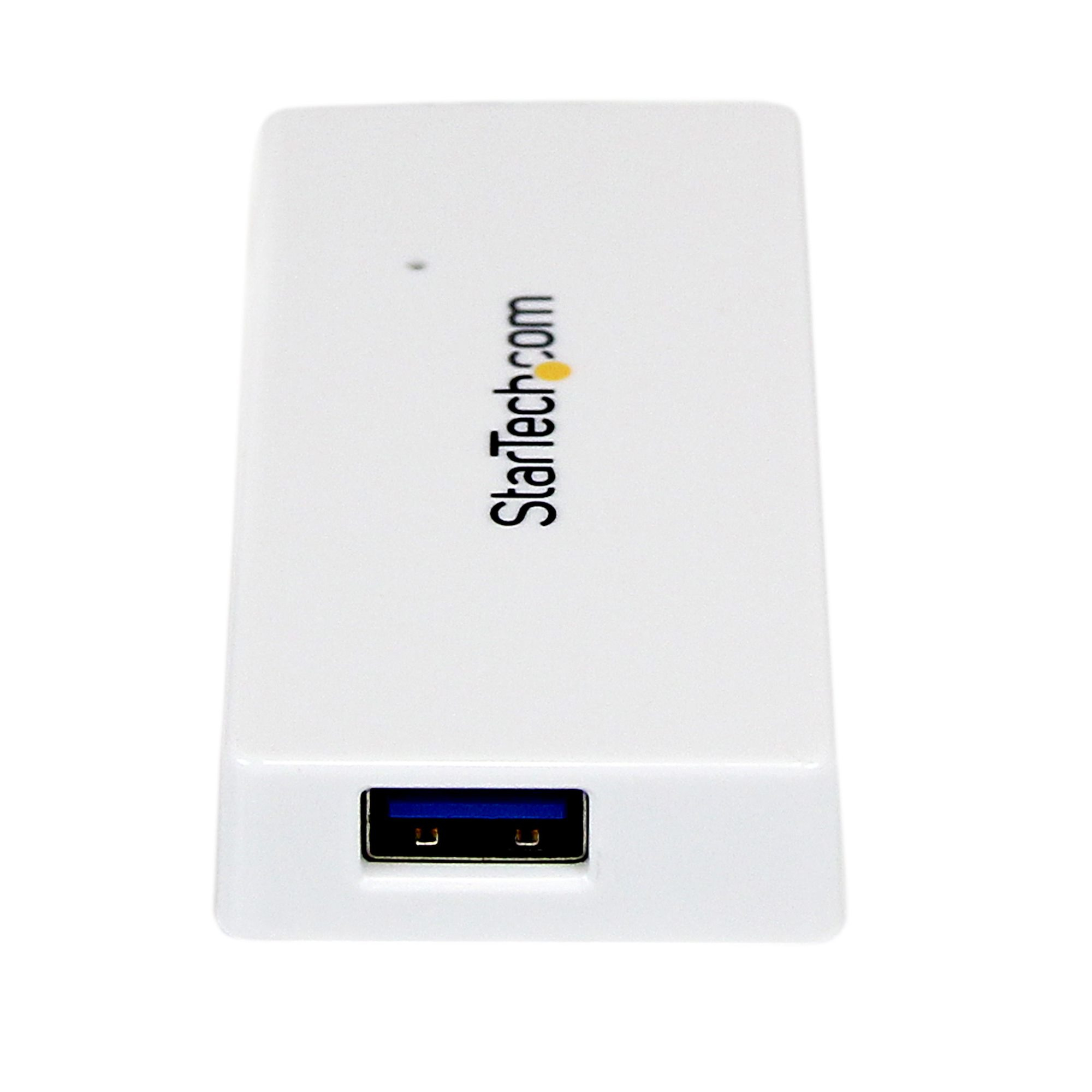 StarTech.com Draagbare 4-poorts SuperSpeed USB 3.0 hub - 5Gbps - wit - Afbeelding 5