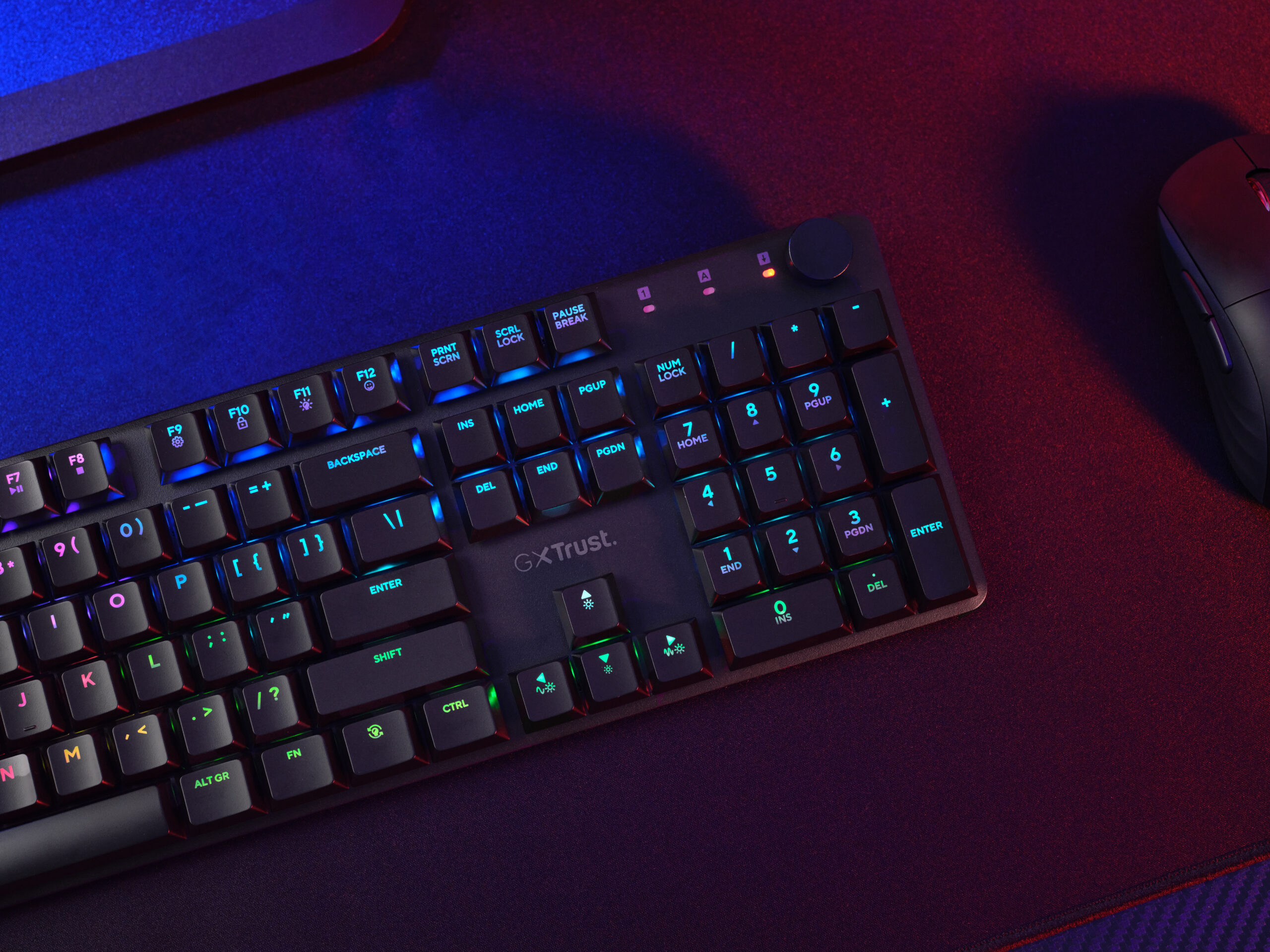 Trust GXT 868 Torix toetsenbord Gamen USB + RF Wireless + Bluetooth QWERTY Amerikaans Engels Zwart - Afbeelding 13
