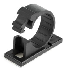 StarTech.com 100 Zelfklevende Kabelmanagement Clips, 17mm, Zwart, Netwerk/Ethernet/Bureau/Computer Kabelbeheer, Klevende Kabelhouders, Zelfklevende Klem, Nylon, UL/94V-2 Brandklasse - Afbeelding 2
