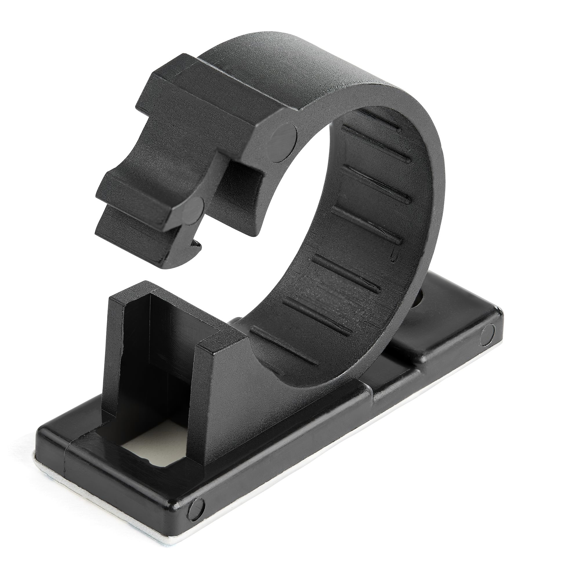 StarTech.com 100 Zelfklevende Kabelmanagement Clips, 17mm, Zwart, Netwerk/Ethernet/Bureau/Computer Kabelbeheer, Klevende Kabelhouders, Zelfklevende Klem, Nylon, UL/94V-2 Brandklasse - Afbeelding 2