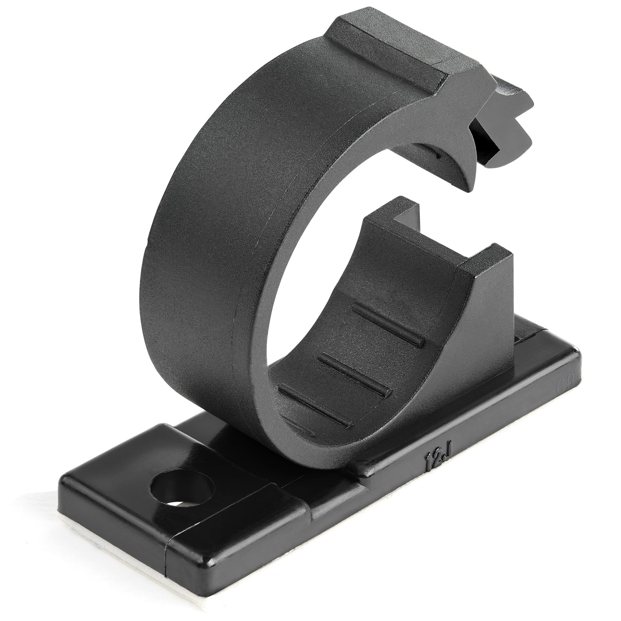 StarTech.com 100 Zelfklevende Kabelmanagement Clips, 17mm, Zwart, Netwerk/Ethernet/Bureau/Computer Kabelbeheer, Klevende Kabelhouders, Zelfklevende Klem, Nylon, UL/94V-2 Brandklasse - Afbeelding 4