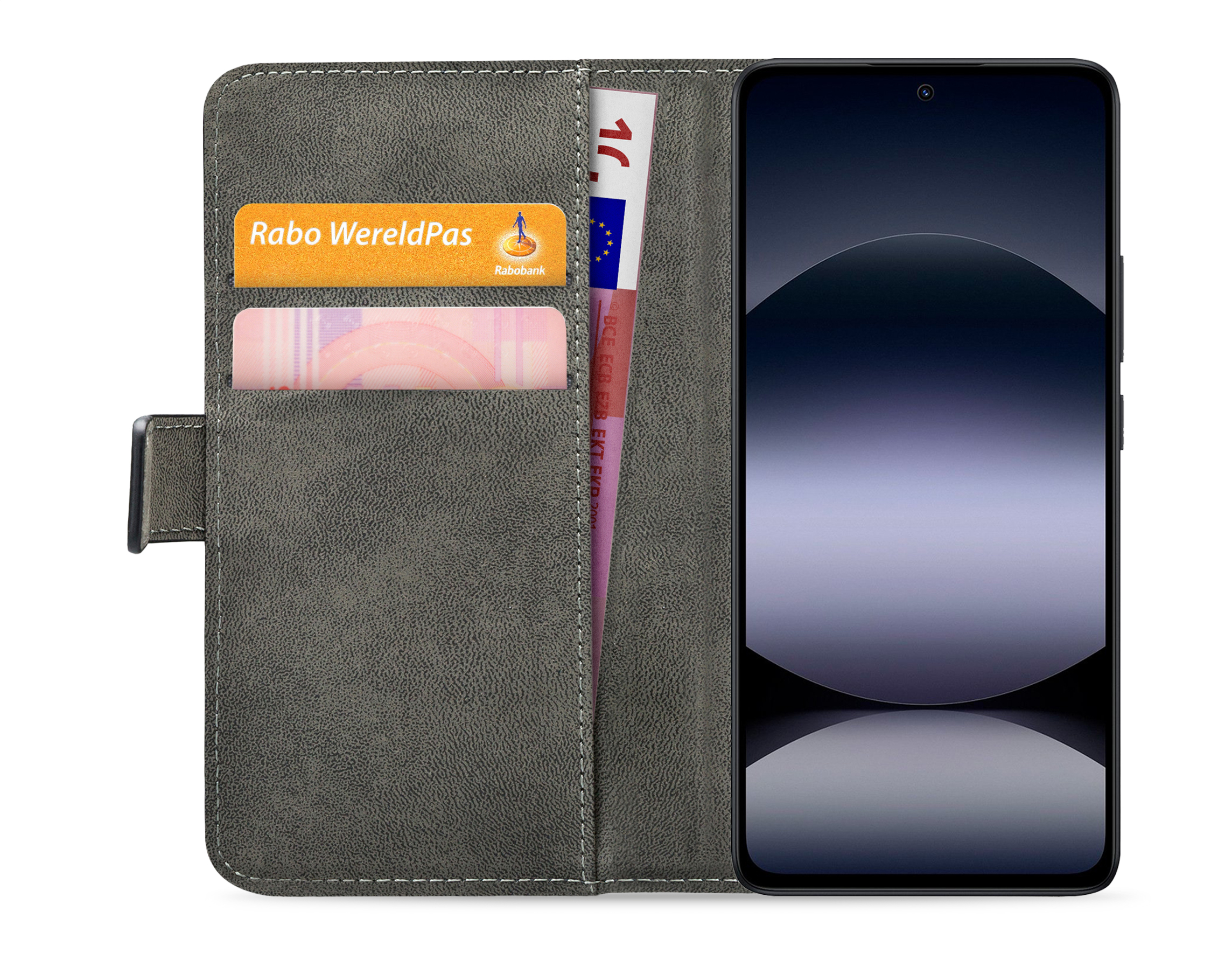 Mobilize Classic Gelly Wallet Book Case Xiaomi Redmi Note 14 4G Black - Afbeelding 3