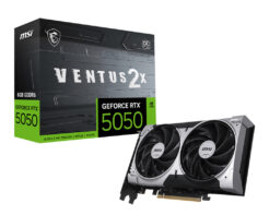 MSI GEFORCE RTX 5050 8G VENTUS 2X OC videokaart NVIDIA 8 GB GDDR6