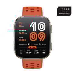 Amazfit Bip 6 Red 5 cm (1.97") AMOLED Digitaal 390 x 450 Pixels Touchscreen Goud GPS