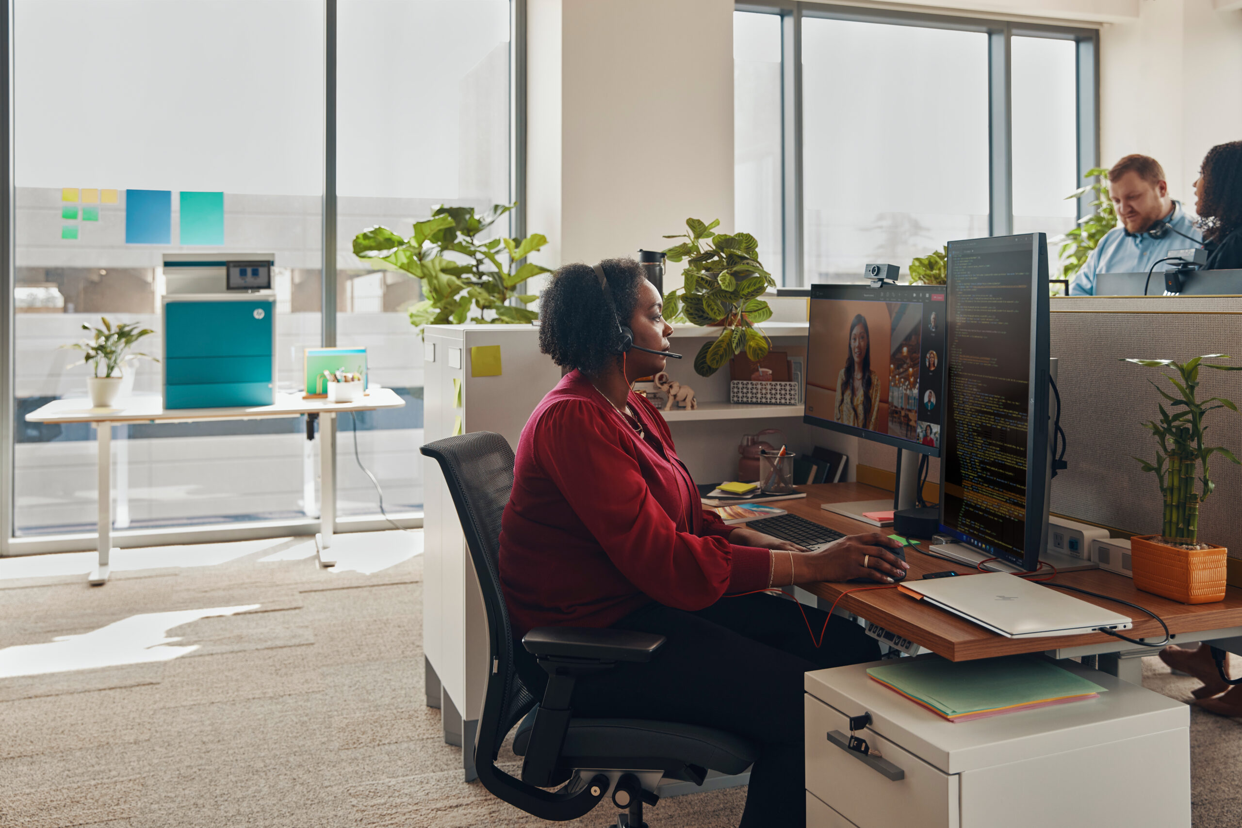 HP Poly Blackwire 3320 Stereo USB-C Headset + USB-C/A adapter - Afbeelding 3