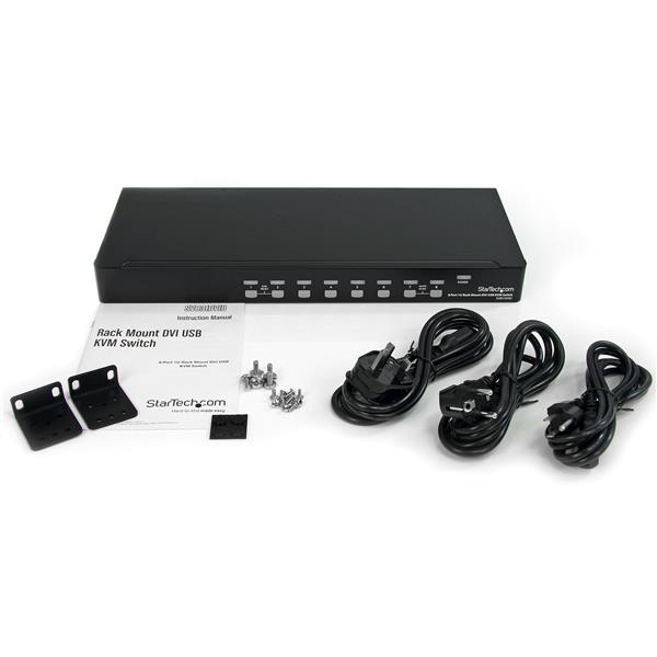 StarTech.com 8-poort 1U-Rack DVI USB KVM-switch - Afbeelding 5